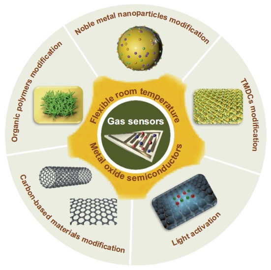 气体传感器最新综述：基于金属氧化物半导体的柔性室温气体传感器的最新进展